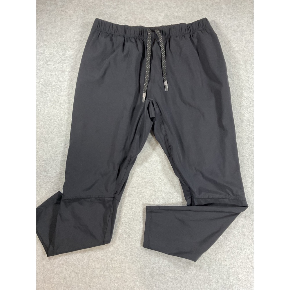 Fabletics Mens The One Jogger Black Stretch Training Pants M 2179
